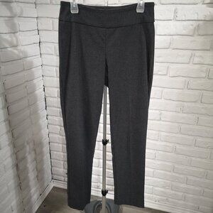 S.C. & CO. Ladies Size 8 Dark Grey Tummy Panel Pull On Style Narrow Legs Pants
